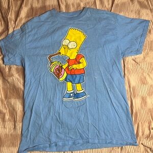 Simpson Cloud Island Light Blue T-Shirt